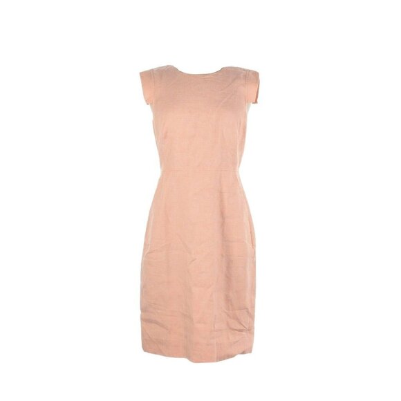 NWT J.Crew Resume Sheath in Orange Sorbet Stretch Linen Dress 10 $168